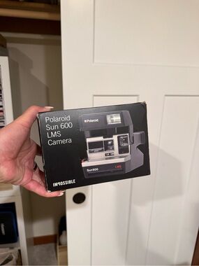 Polaroid Sun 600 LMS Camera Box - Black & Gray